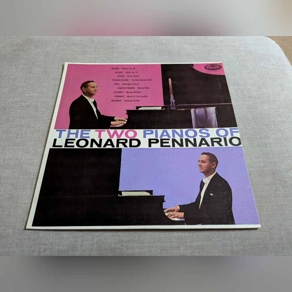 The Two Pianos Of Leonard Pennario LP Vinyl Record